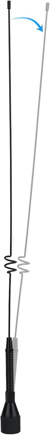 Bingfu VHF UHF Dual Band Amateur Mobile Ham Radio PL259 Antenna 20.8"