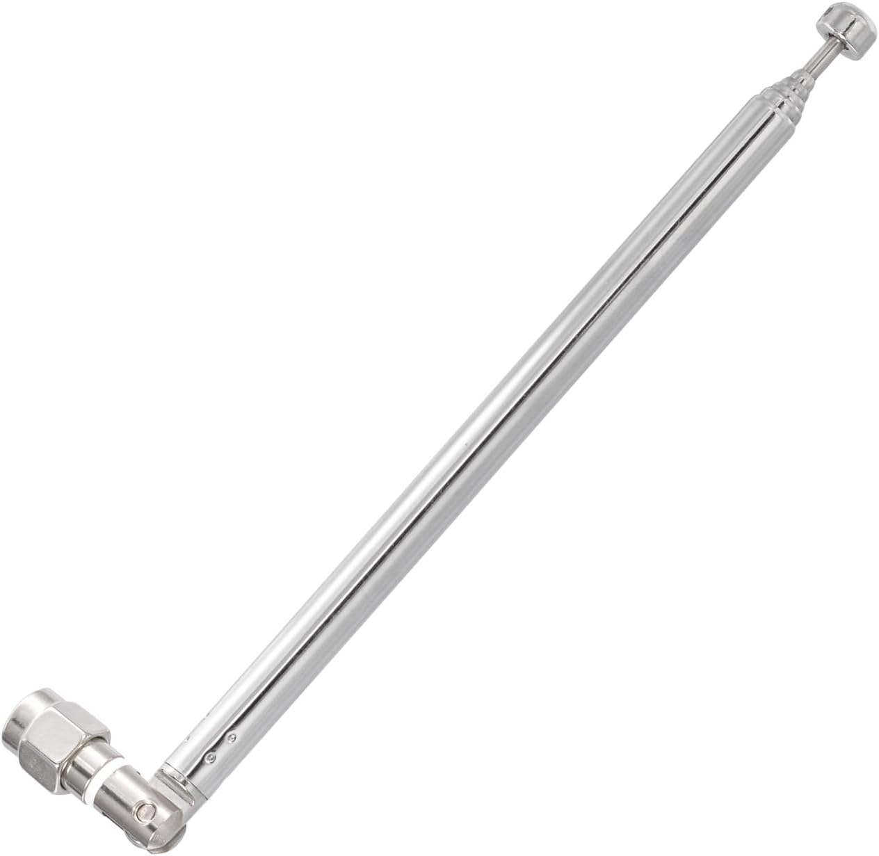 Bingfu 6-Section SMA Male Telescopic Antenna (2-Pack) Compatible with RTL-SDR Blog V3 Dongles HackRF One SDR Nooelec RTL-SDR v5 Radio Communication Antenna Replacement