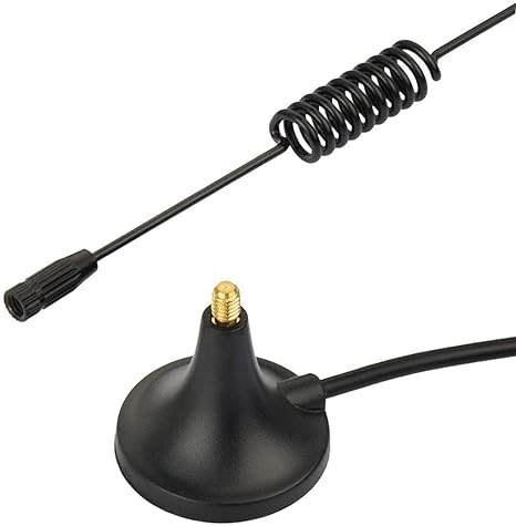 Bingfu Magnetic Base Wireless Microphone Receiver Antenna UHF 400MHz-960MHz BNC Male Antenna (2-Pack) for Wireless Microphone System Mic Receiver Remote Digital Audio Tuner UHF Ham Radio