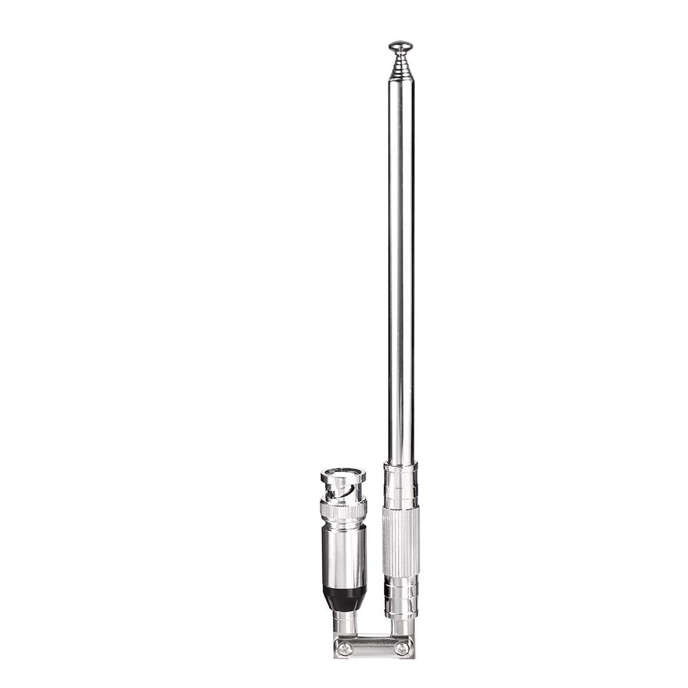 Bingfu BNC-Stecker Teleskopantenne 8 Abschnitte 20-1300 MHz Handfunkgerät Polizeiradioscanner Antenne Kompatibel mit Ham Radio Amateurfunk Frequenzzähler Uniden Bearcat Whistler Polizeiradioscanner