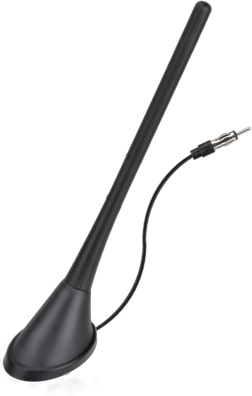 Bingfu Autoantenne 17,6cm FM Dachantenne, klappbar mit DIN-Stecker
