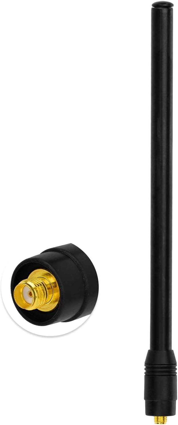 Bingfu VHF/UHF-Teleskopantenne 70–1000 MHz mit SMA-Buchse, 10-teilig