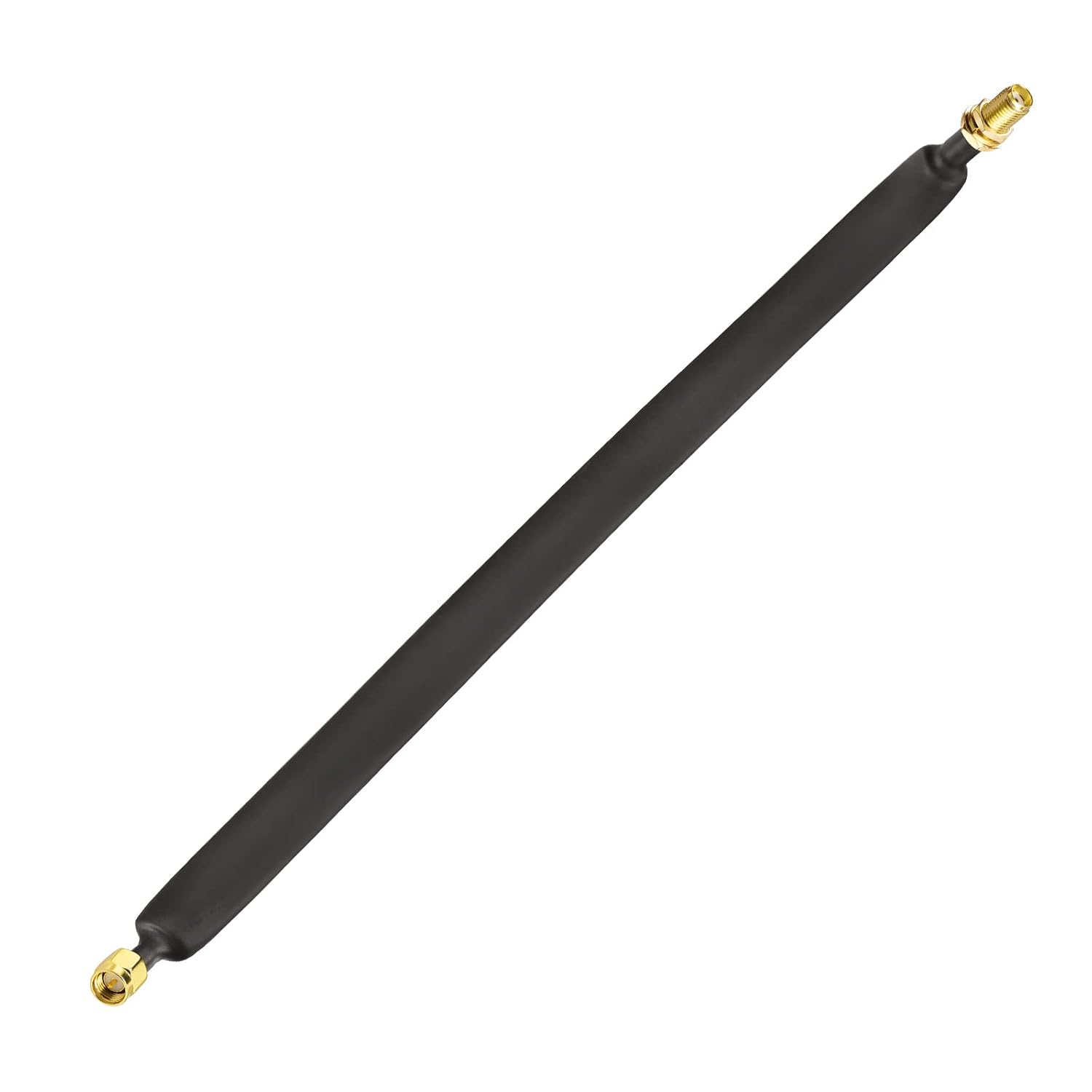 Bingfu SMA Window Coaxial Cable 30 cm SMA Male to SMA Female LoRa Flat Cable for 4G LTE Antenna Helium Miner Antenna, Pack of 1