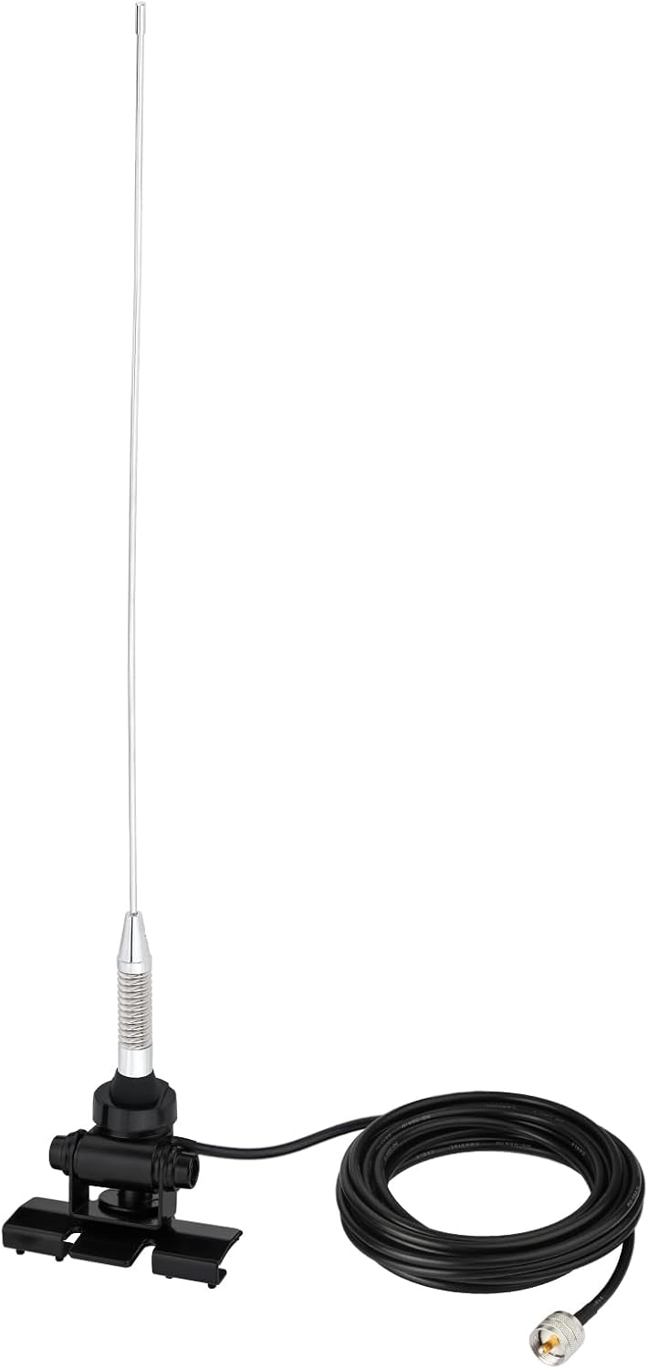 Bingfu Dualband VHF/UHF Mobilantenne, 54cm Fahrzeugantenne, PL259-Stecker