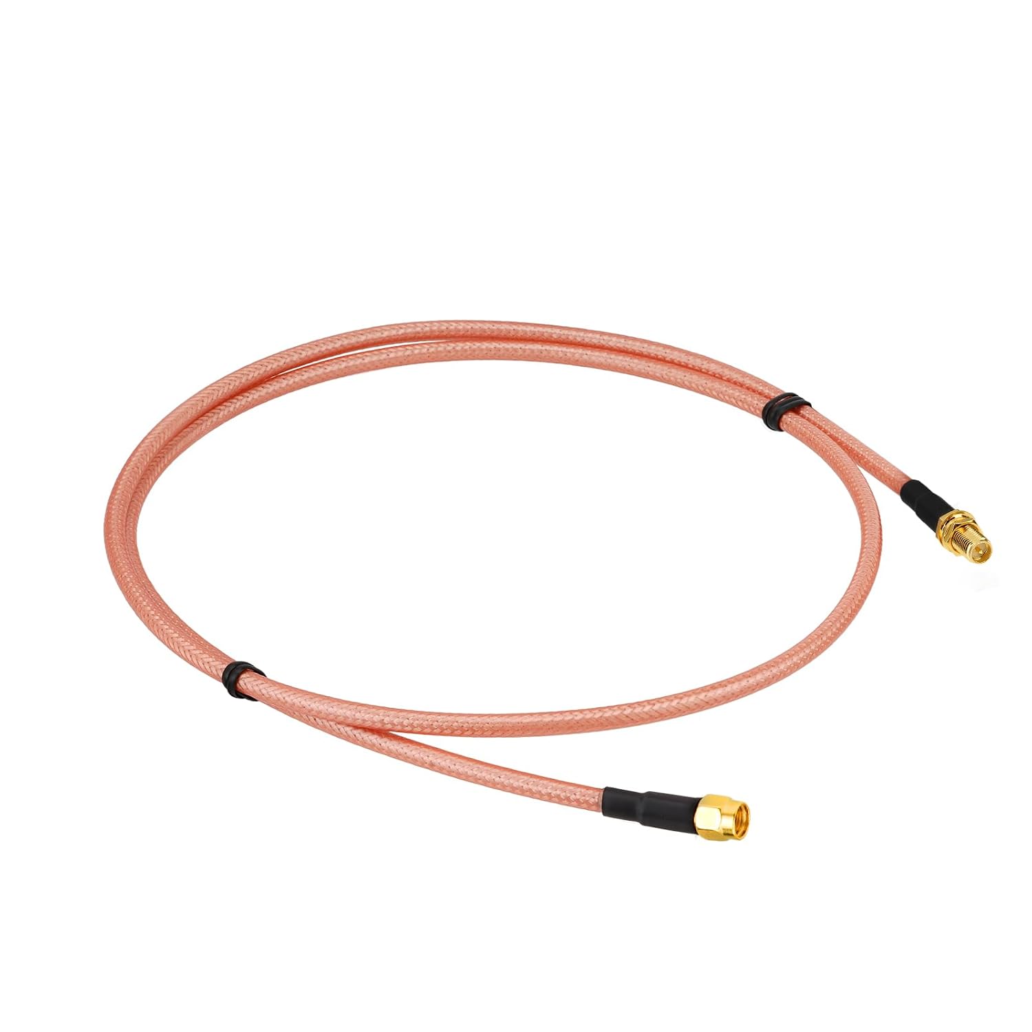 BINGFU RP-SMA Kabel 1m RP-SMA Buchse auf Stecker RG400-Kabel