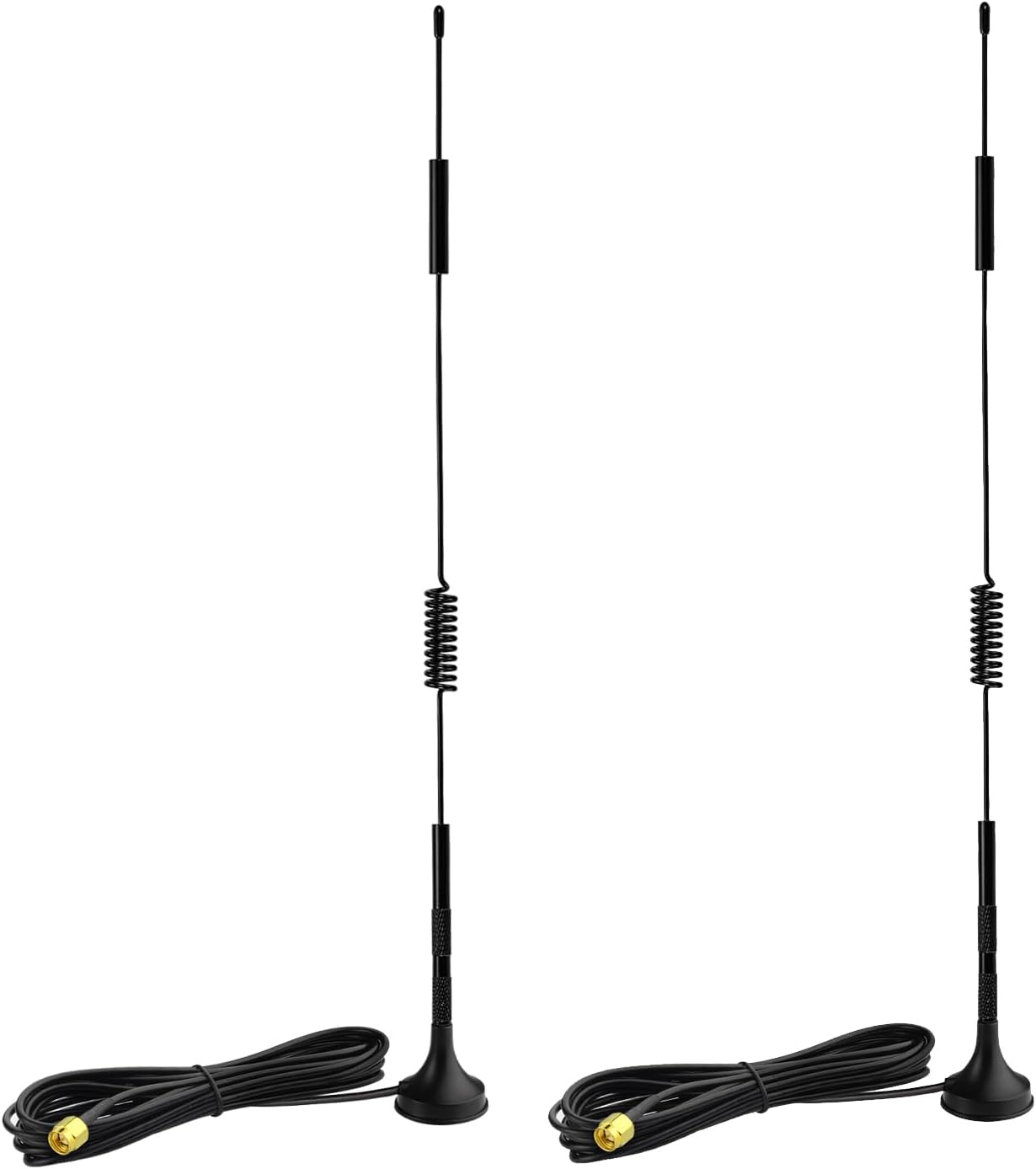 Bingfu High Gain 5dBi 4G LTE Cellular Mimo SMA Magnetic Base Antenna Compatible with 4G LTE Wireless Router Modem Hotspot Cellular Gateway Industrial IoT Router Mobile