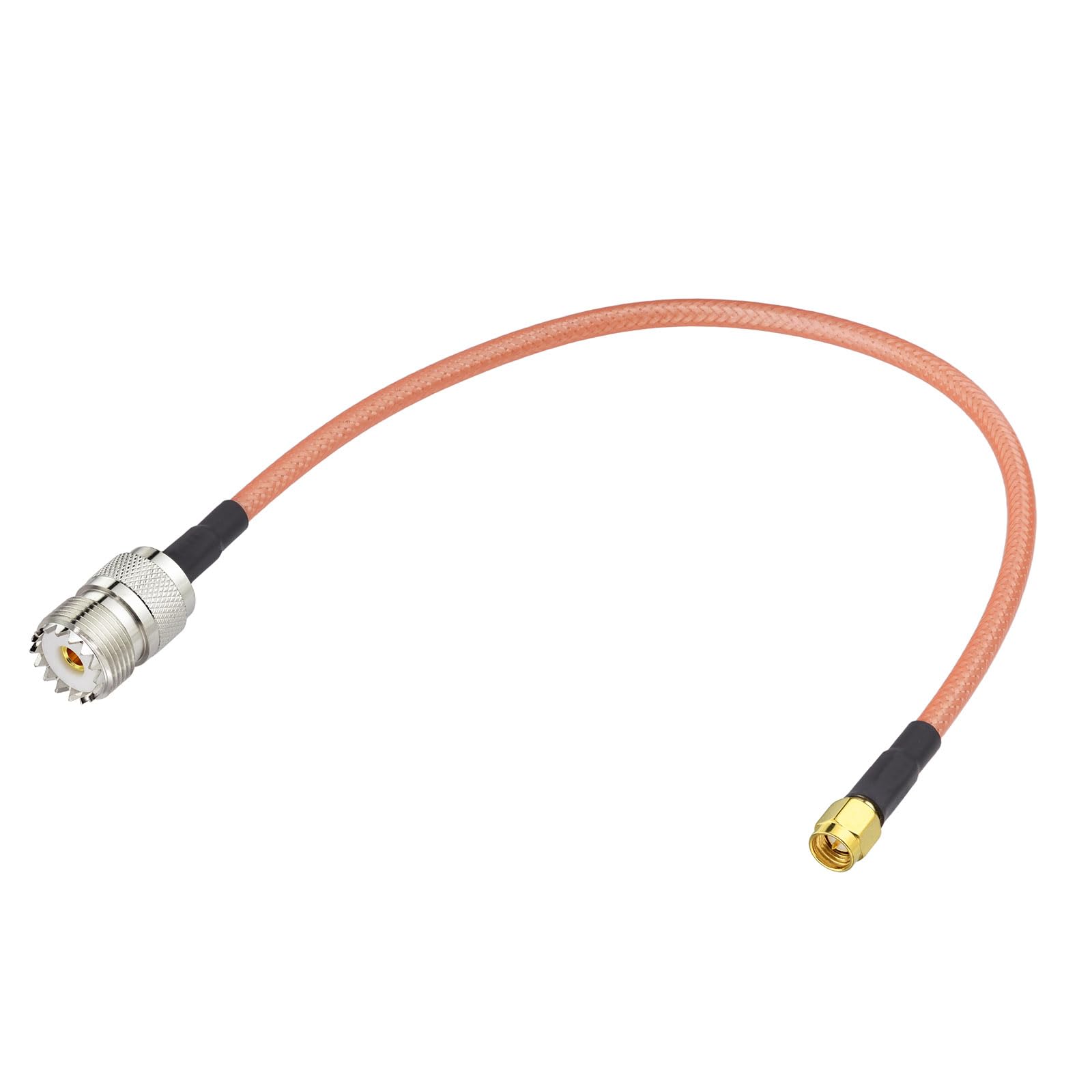 BINGFU 100cm SMA-Stecker auf UHF-Buchse SO239 RG142 Koaxialkabel,