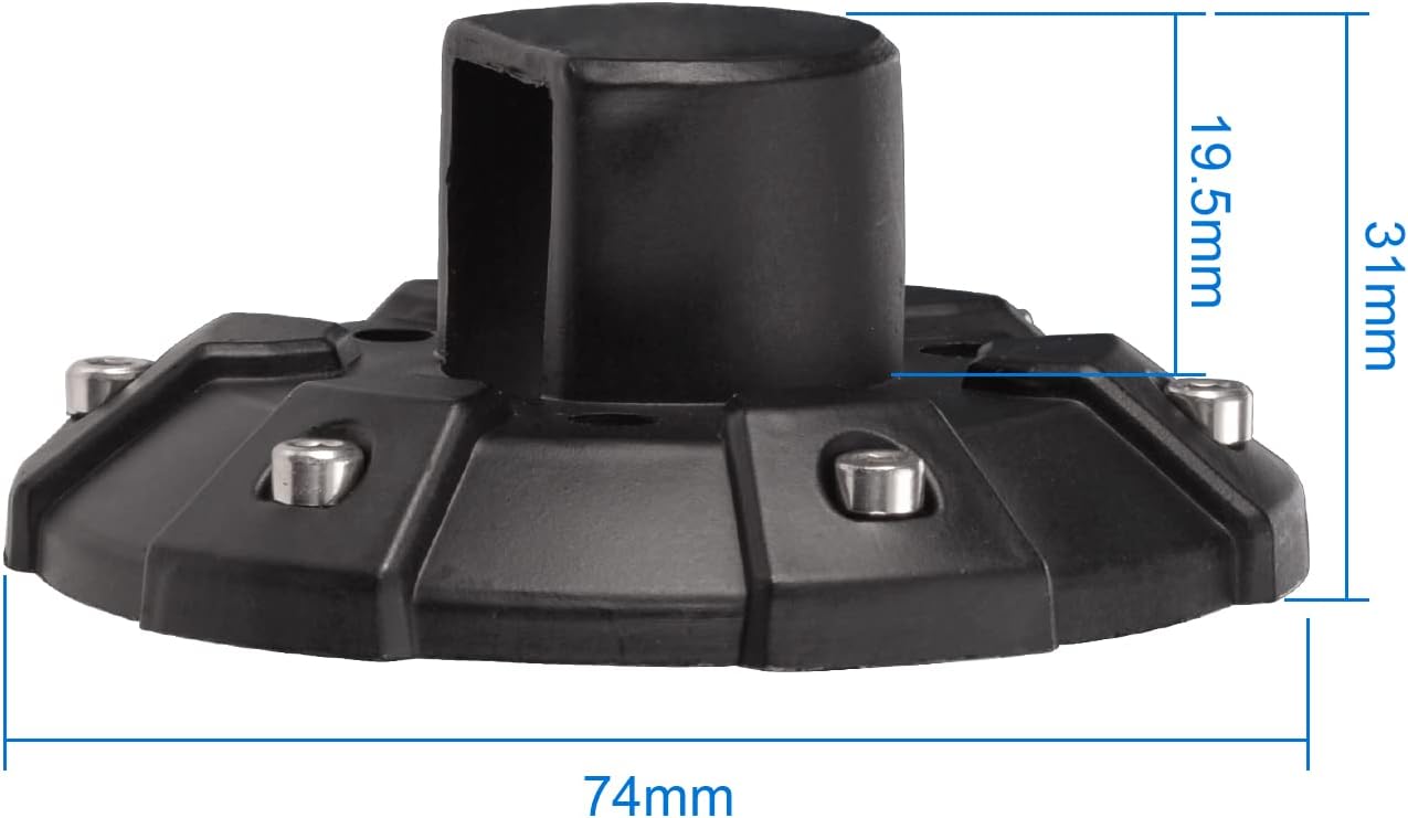 Bingfu Car Antenna Mounted Base Compatible with Select Vehicles Car Radio Antenna Protect Sleeve Ornament Replacement