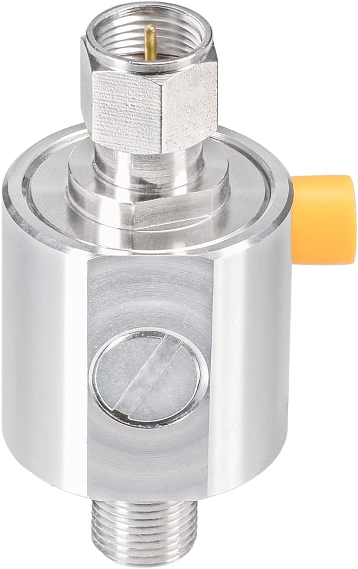 Bingfu Coaxial Lightning Arrestor 75 ohm F Male Plug to Female Jack DC-3GHz Surge Protector with 90 V Gas Tube Surge Arrester Antenna Lightning Protection for Satellite Cable TV Antenna 2G 3G 4G LTE