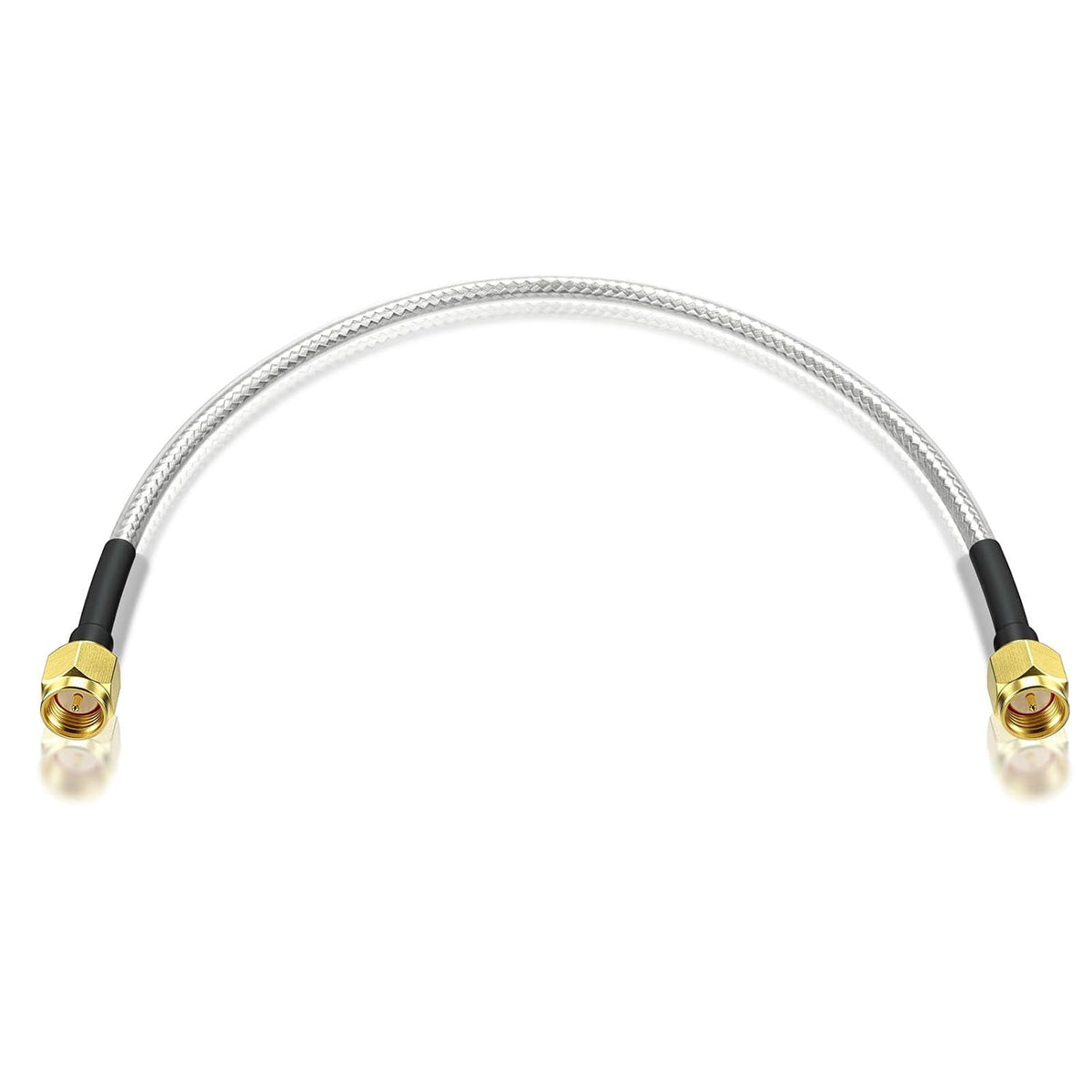 BINGFU SMA Kabel SMA Stecker auf Stecker RG402 Halbflexibles Kabel 20 cm