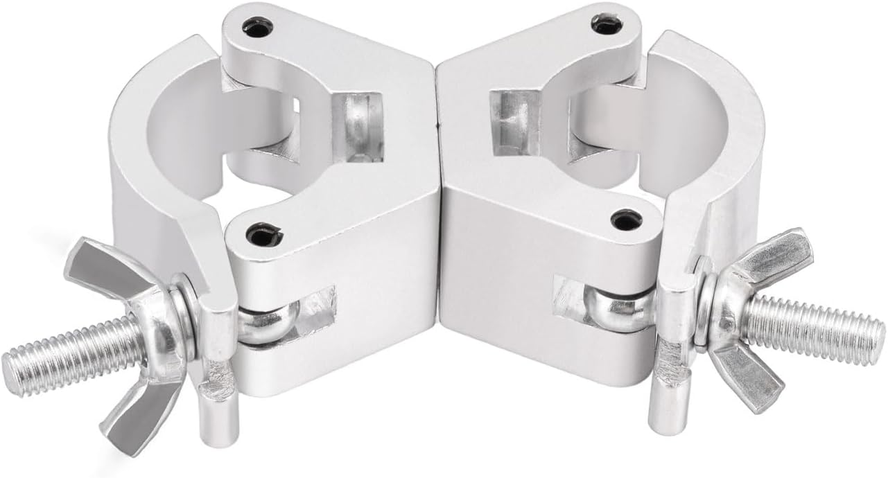 Bingfu Antenna Mount Fixed Bracket Kit - Mount Clamp Holder 220 lbs Load Capacity for Pipe Tube Satellite Dish TV Ham Radio Antennas 4G WiFi Antennae Patio Umbrella Holder Flag Pole