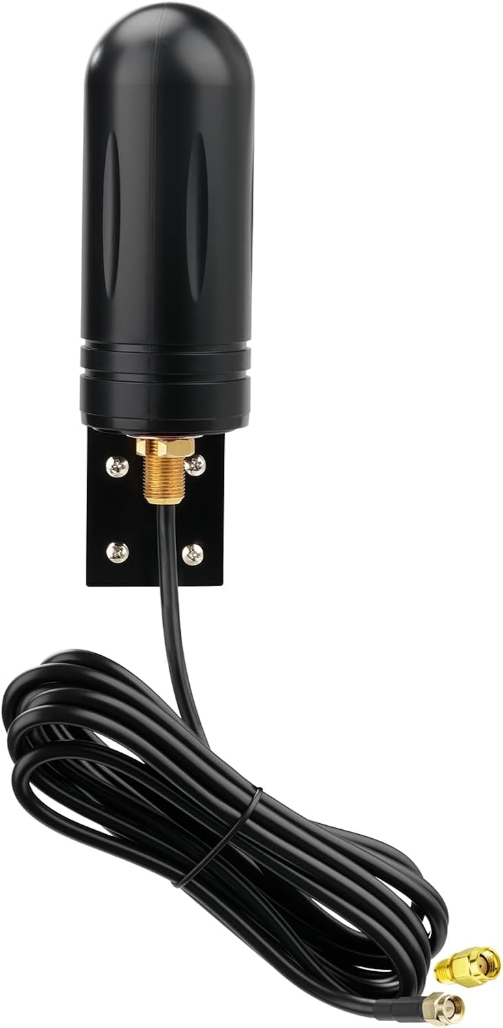 Bingfu Outdoor 4G LTE 5G Antenne, 7dBi, SMA-Stecker, 3m RG58 Kabel