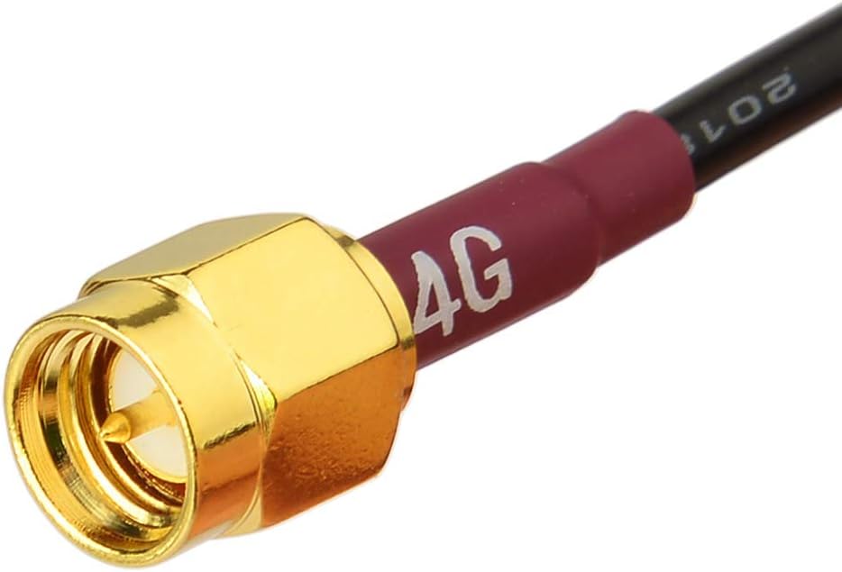 Bingfu 4G LTE Patch-Antenne, SMA-Stecker, TS9-Adapter, Klebeantenne