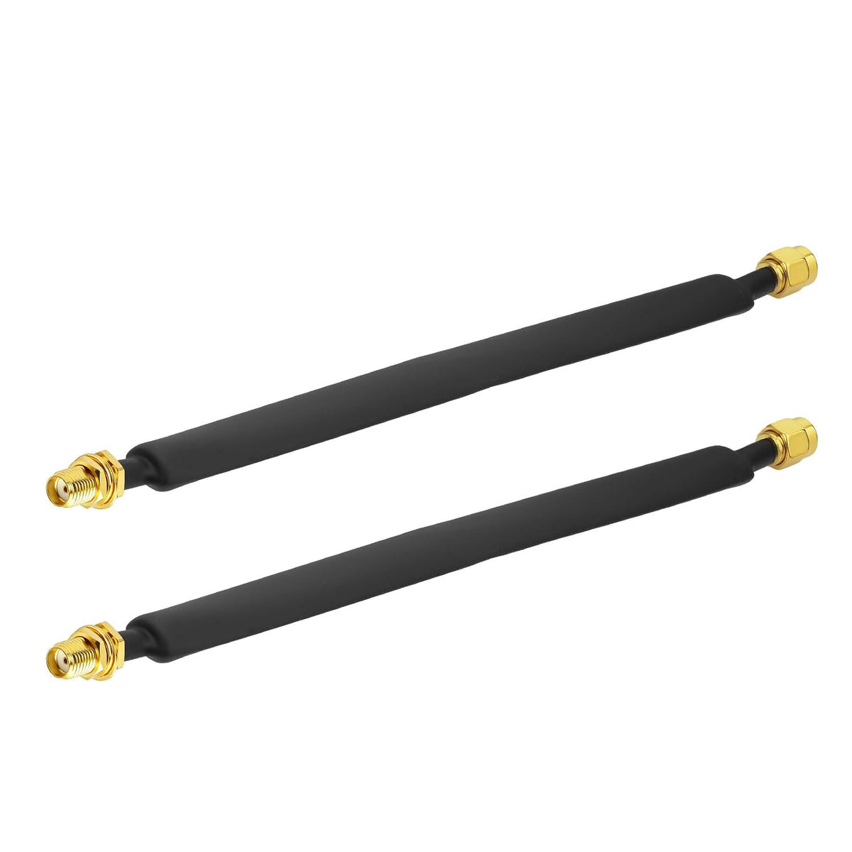 BINGFU SMA Flat Cable 15cm Male to Female F1.37 Window Feedthrough