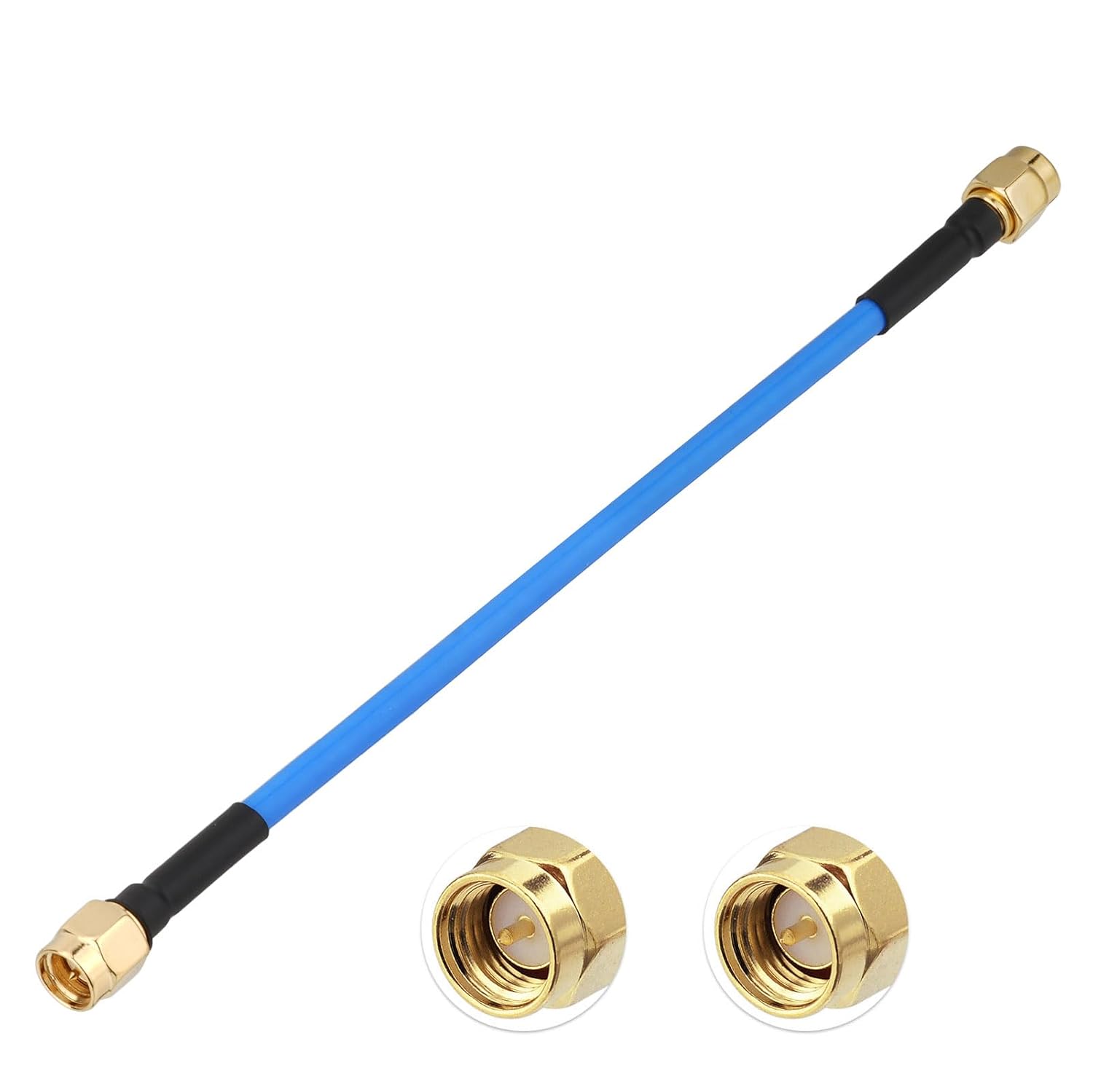 BINGFU SMA Kabel 15cm, SMA-Stecker auf Stecker RG402 Verlängerungskabel