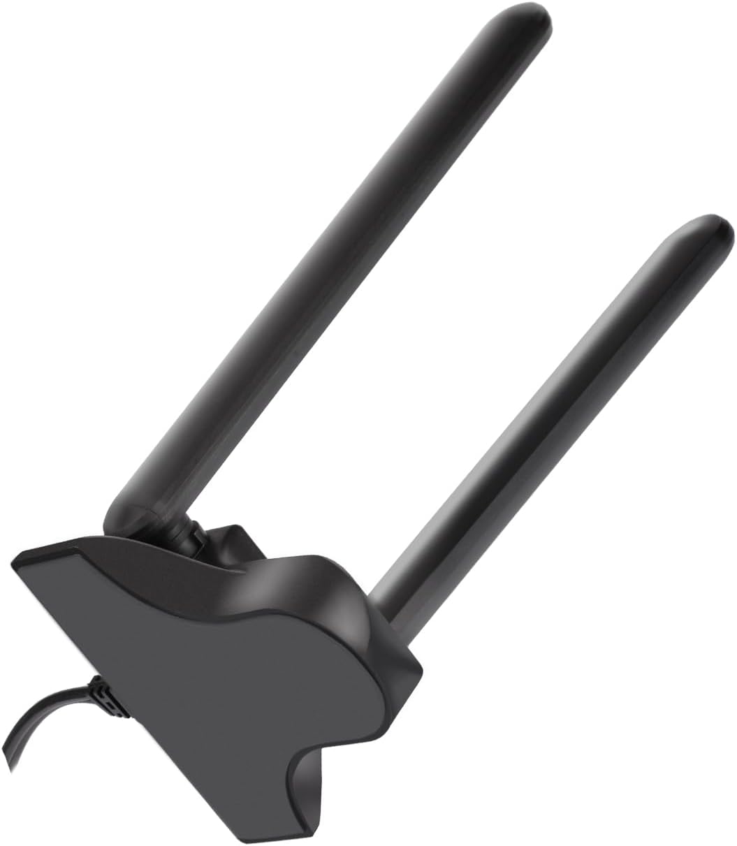 Bingfu WiFi 7 / 6E Antenne Tri-Band WLAN Antenne mit Magnetfuß, 2m Kabel