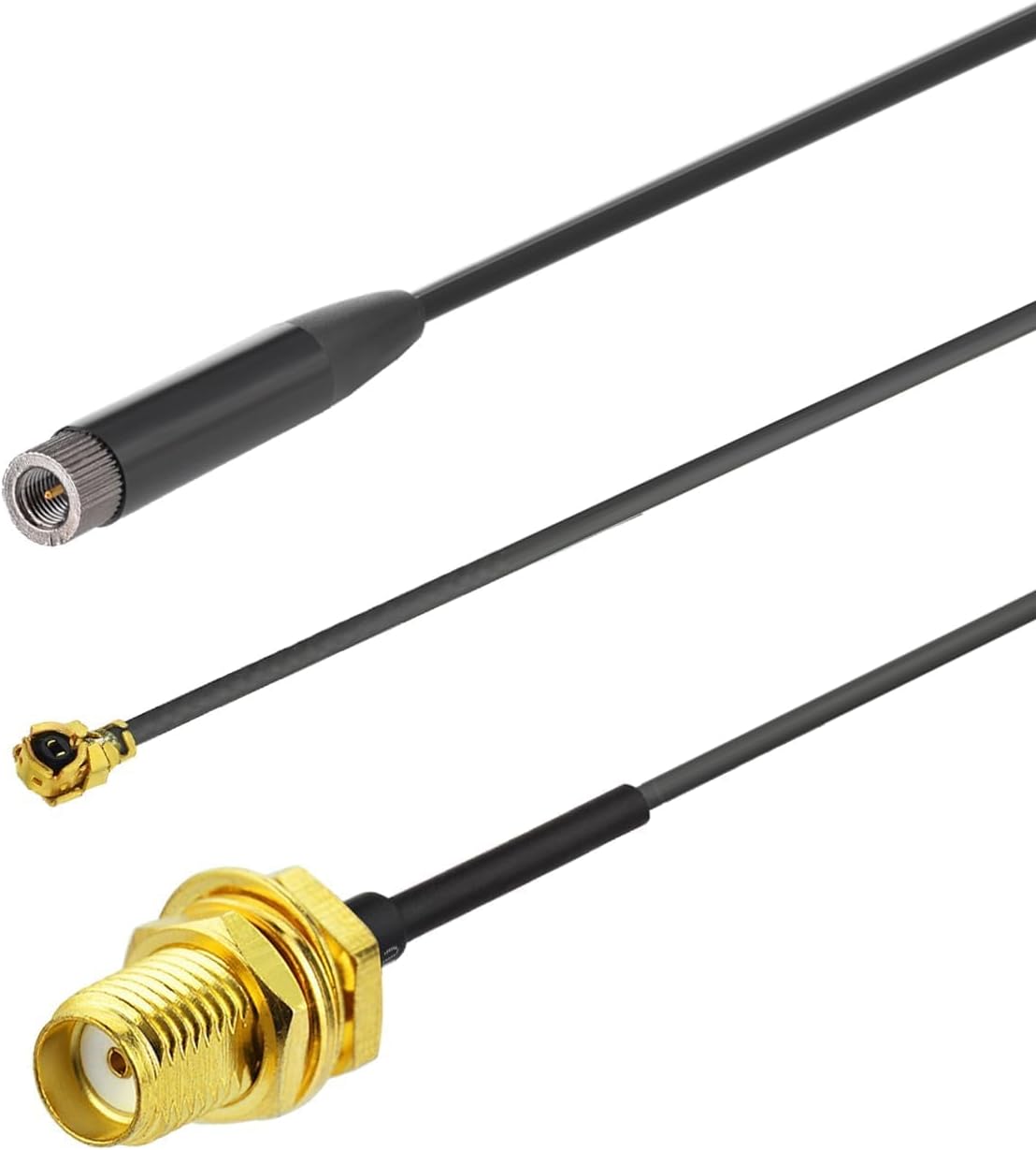 Bingfu LoRa 915MHz Whip Antenna 7.68" - SMA Male Connector with Cable High-Gain Antenna for LoRaWAN - 1 Pack