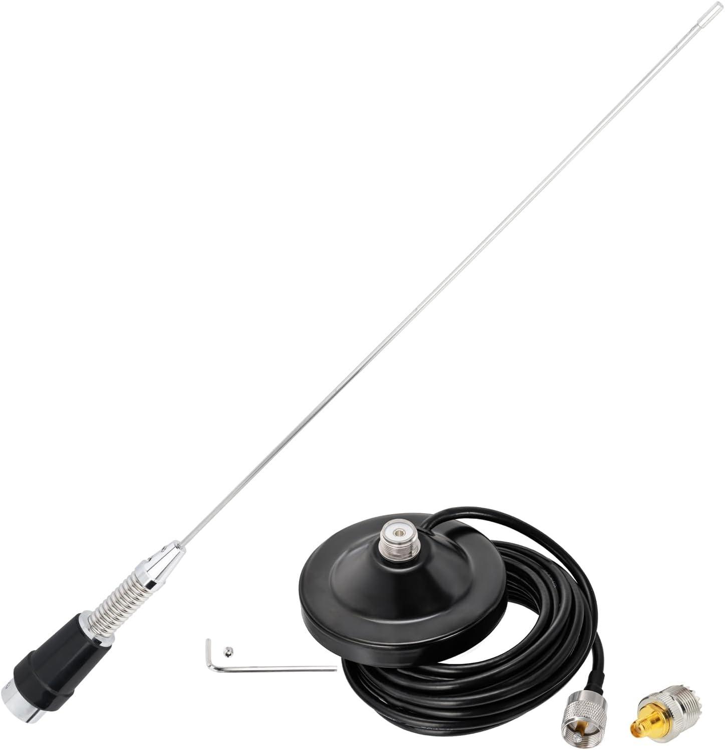 Bingfu VHF Antenna 19.7" PL259 for Marine VHF Transceiver Radio 136-174MHz