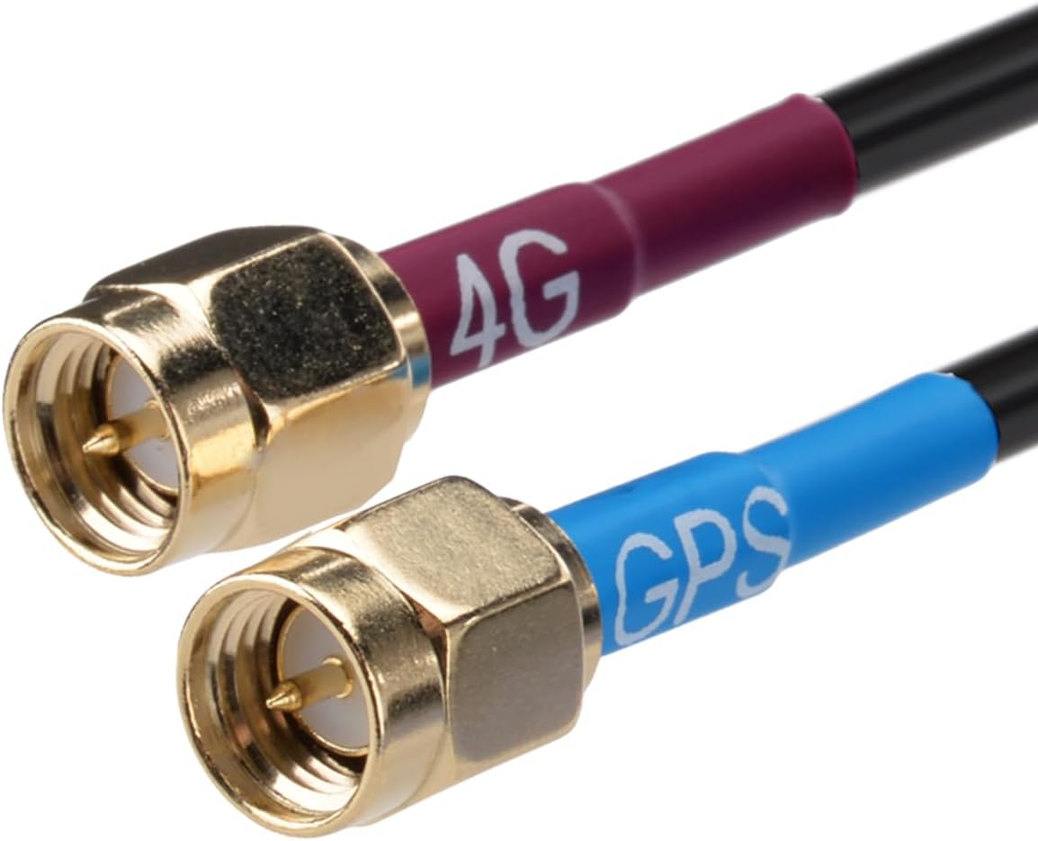Bingfu GPS LTE Kombiantenne 1575MHz + 698-2700MHz, 2X SMA, 3m Kabel