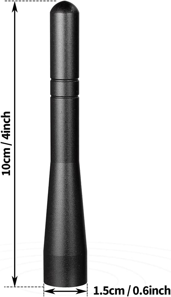 Bingfu Vehicle Short Antenna Mast Car Truck Antenna Replacement