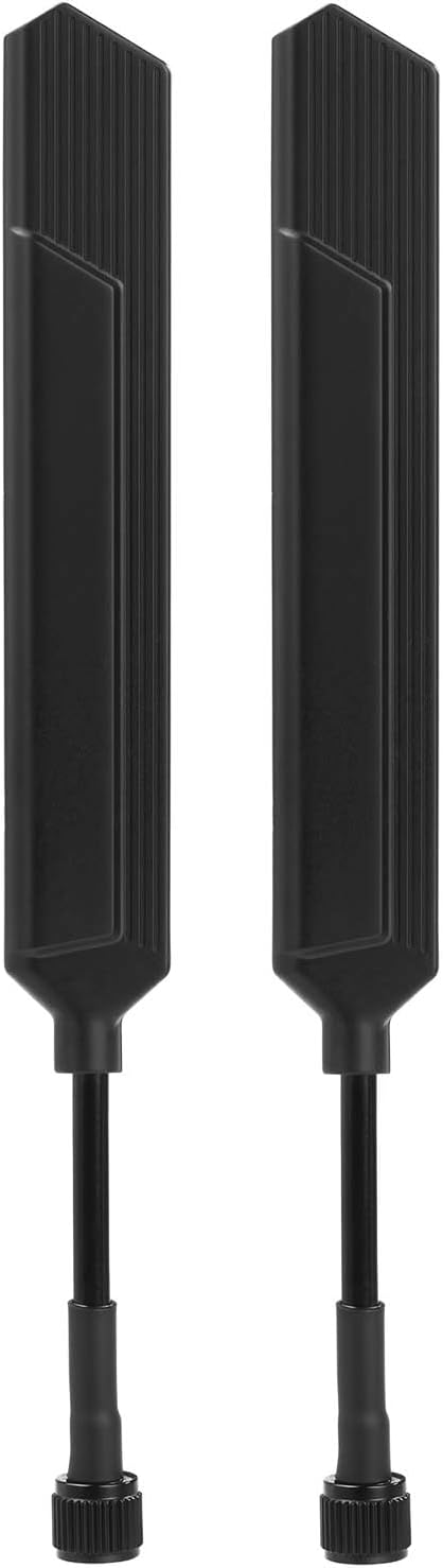 Bingfu Dual Band WiFi Antenna 2.4GHz 5.8GHz (RP-SMA Male) Omni Soft Flexible Antennae 2-Pack for PC Router Network Card Security IP Camera Wireless Video Transmission System