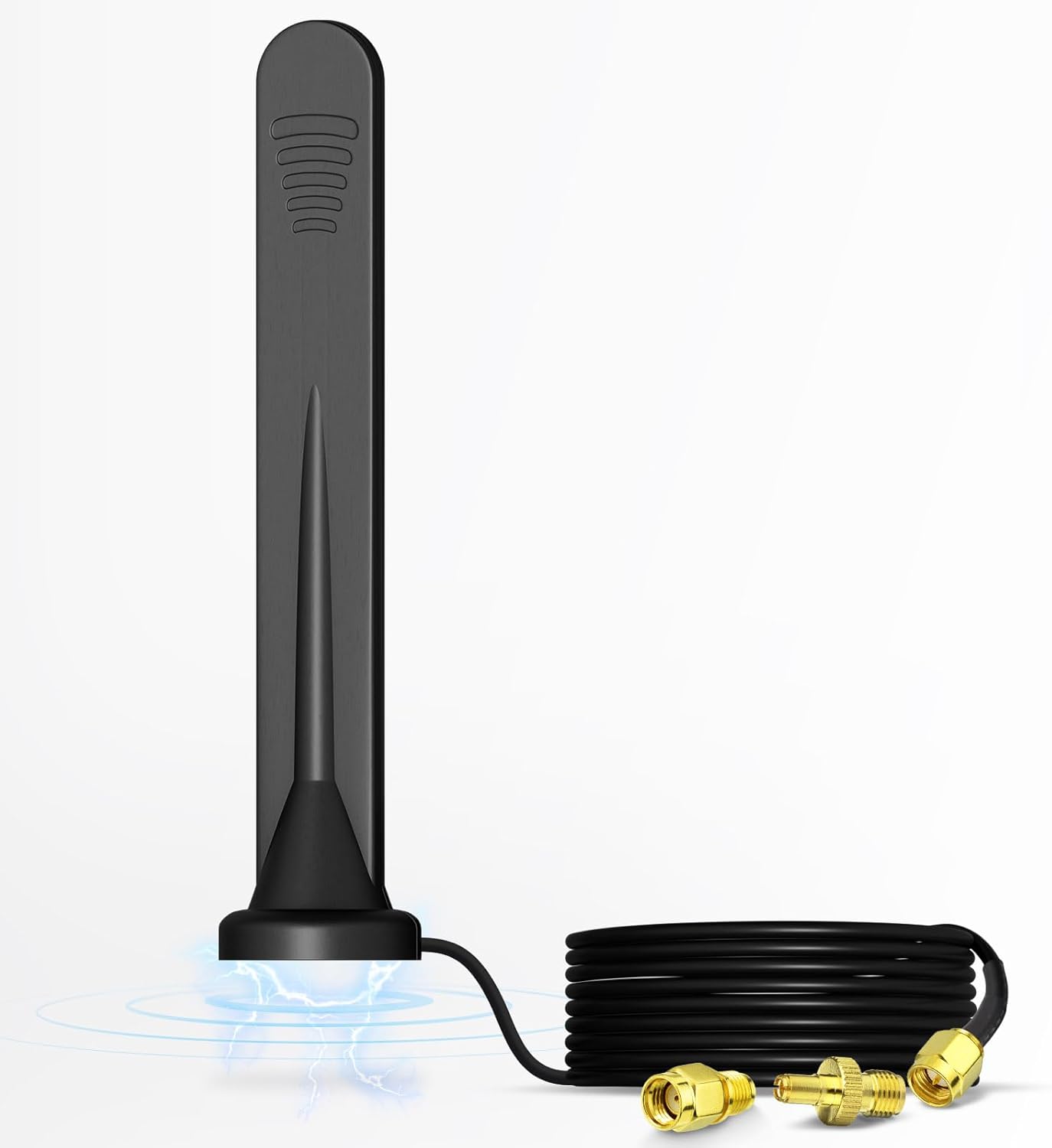 Bingfu Cellular 4G LTE SMA TS9 5dBi Antenna 2 Pack with Magnetic Base 9.84ft Cable Compatible with 4G LTE Wireless Router Modem Hotspot Cellular Gateway Industrial IoT Router Mobile