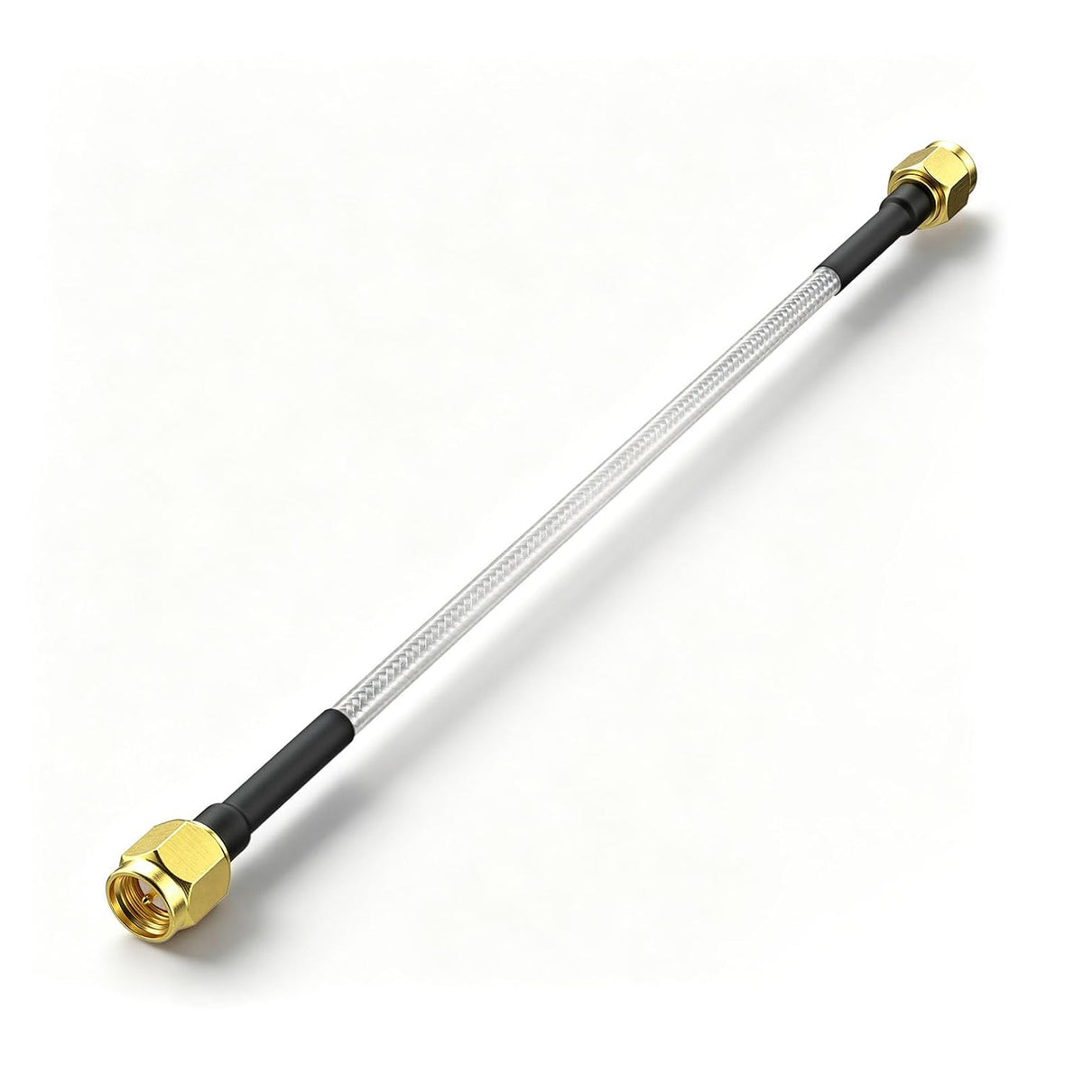BINGFU SMA Kabel SMA Stecker auf Stecker RG402 Halbflexibles Kabel 10 cm