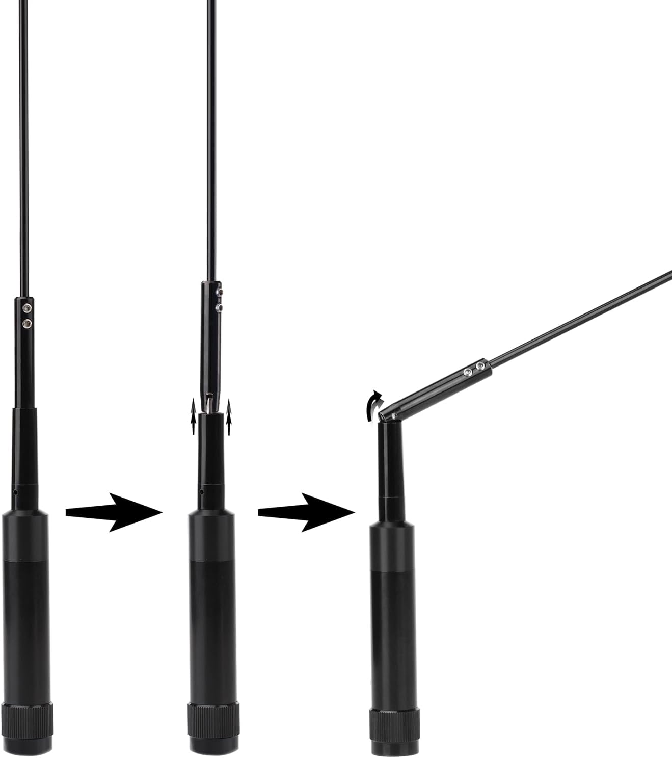 Bingfu Dualband VHF/UHF Mobilantenne, 88cm Amateurfunkantenne PL259-Stecker