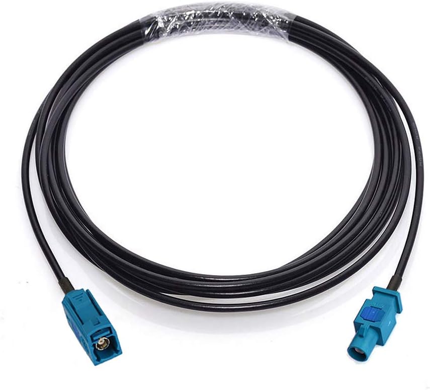 Bingfu Fakra Z Buchse auf Stecker Auto Antennen 3m Verlängerungskabel für Autoradio Android Head Unit GPS Navigation FM AM Radio Sirius XM Satellitenradio 4G LTE TEL Telematik Bluetooth Modul