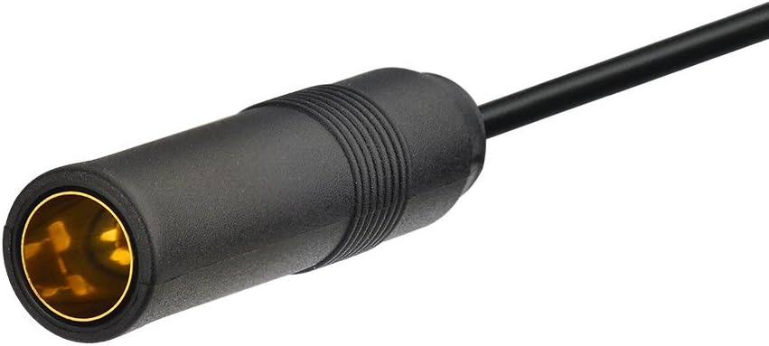 Bingfu Car Antenna Splitter - FM AM Radio Antenna Adapter Cable - Fakra Z Female Male to DIN Connector - 6 inch for Car Stereo Audio HD Radio Head Unit CD Media Player Receiver