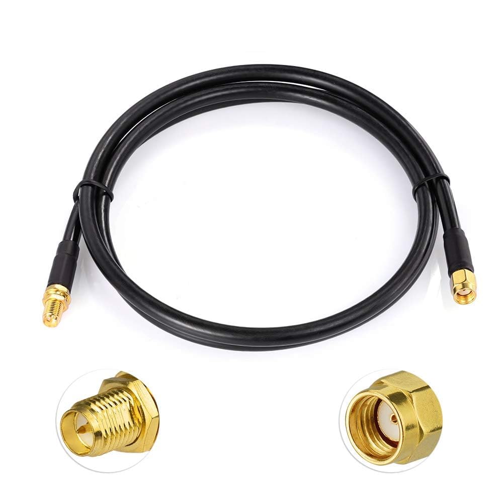 Bingfu RP-SMA Kabel, 9 m RP-SMA Stecker auf Buchse ALSR240 Antennen Kabel