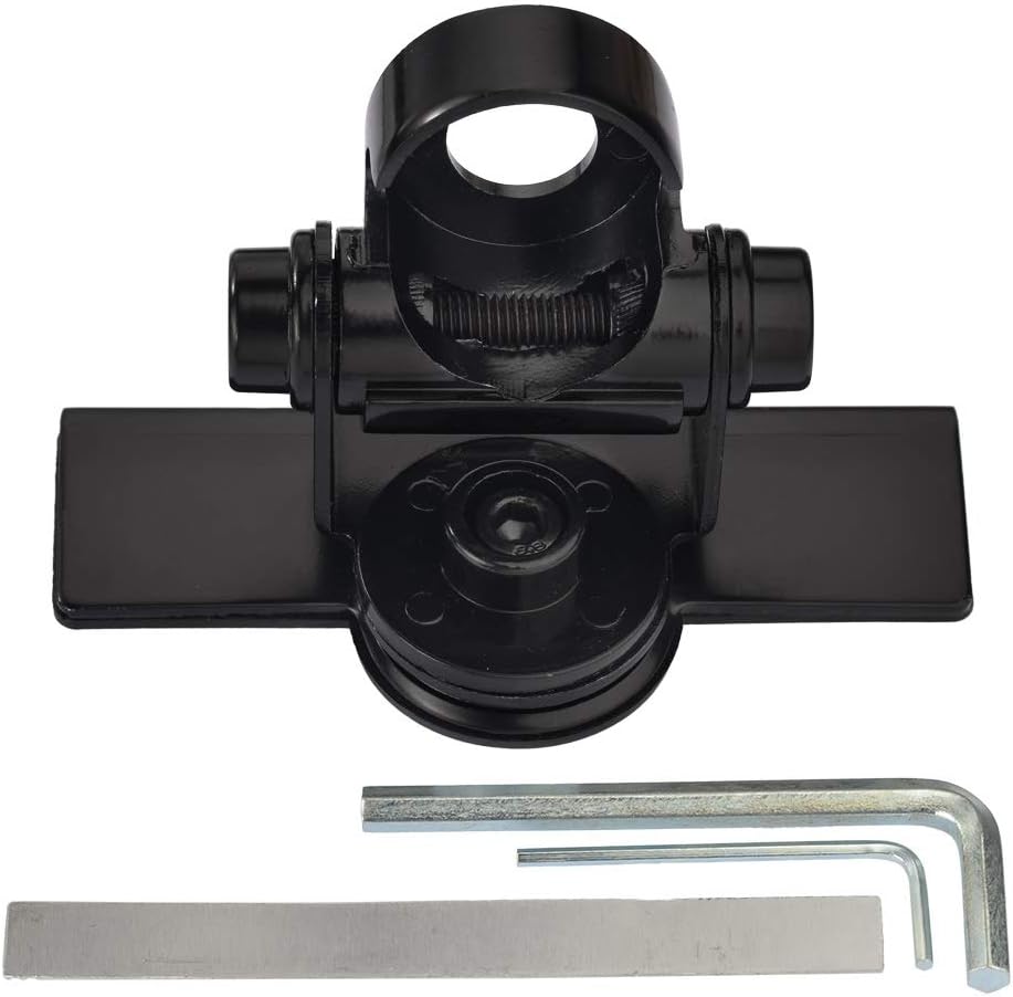 Bingfu Vehicle CB Mobile Radio Antenna Mounting Through Hole Fix Bracket 16mm Hole Lip Mount for Car Truck Ham Amateur Radio Antenna UHF SO239 Female Bulkhead Mount Connector