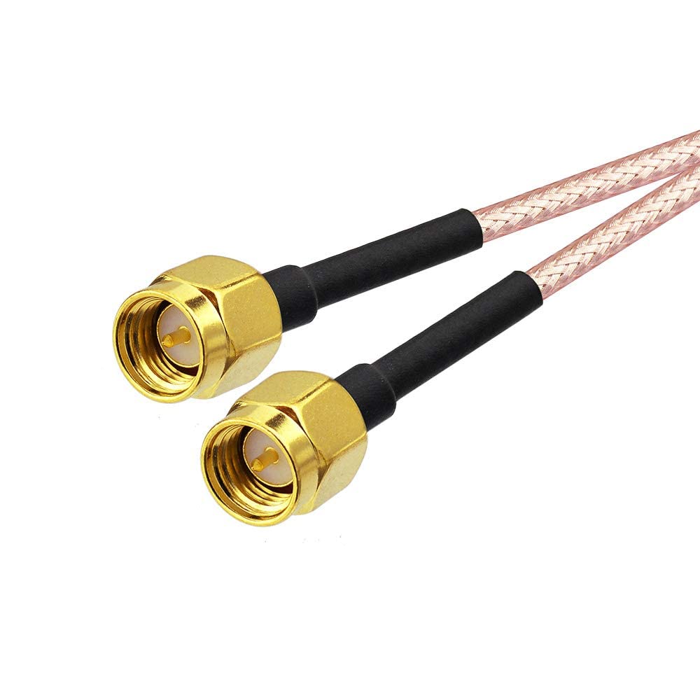 Bingfu SMA Splitterkabel 15 cm SMA-Buchse auf 2X SMA-Stecker Kabel