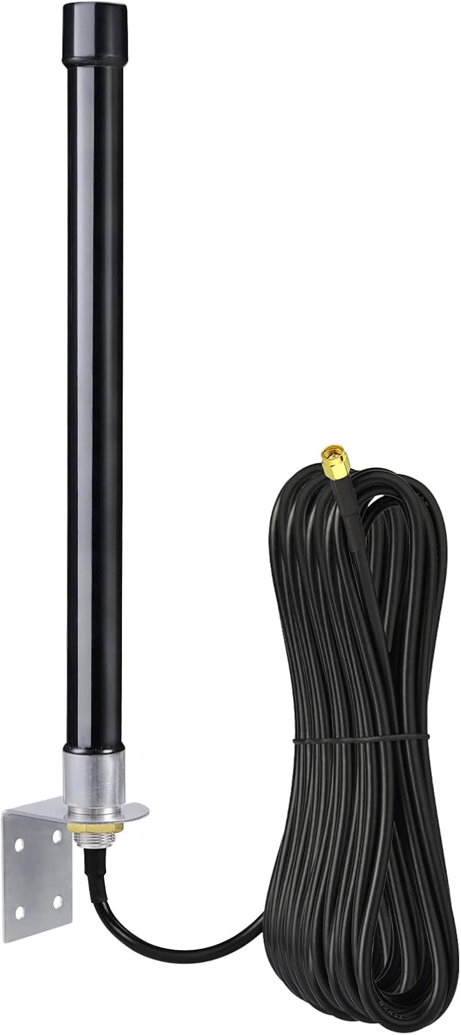 Bingfu 4g LTE Long Range Cellular Trail Camera Antenna 32.8ft Cable - Compatible with Spypoint Link Micro Covert Spartan Stealth Muddy Wildlife Hunting Game Cam Outdoor Mobile Security Camera