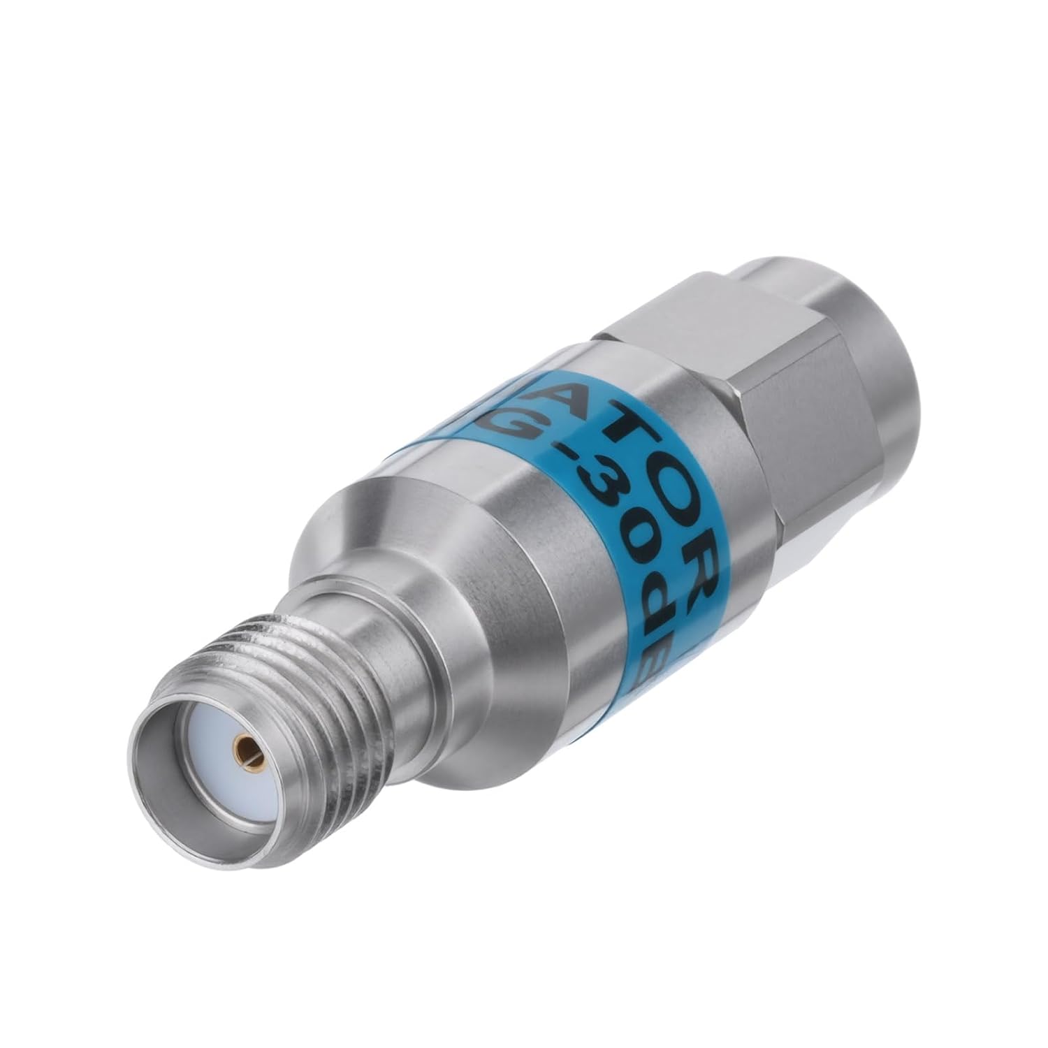 Bingfu RF Coaxial Attenuator 1-30dB ±0.5dB DC-6GHz SMA-M/F - 2W 50Ω Fixed Precision Attenuator for Test Equipment