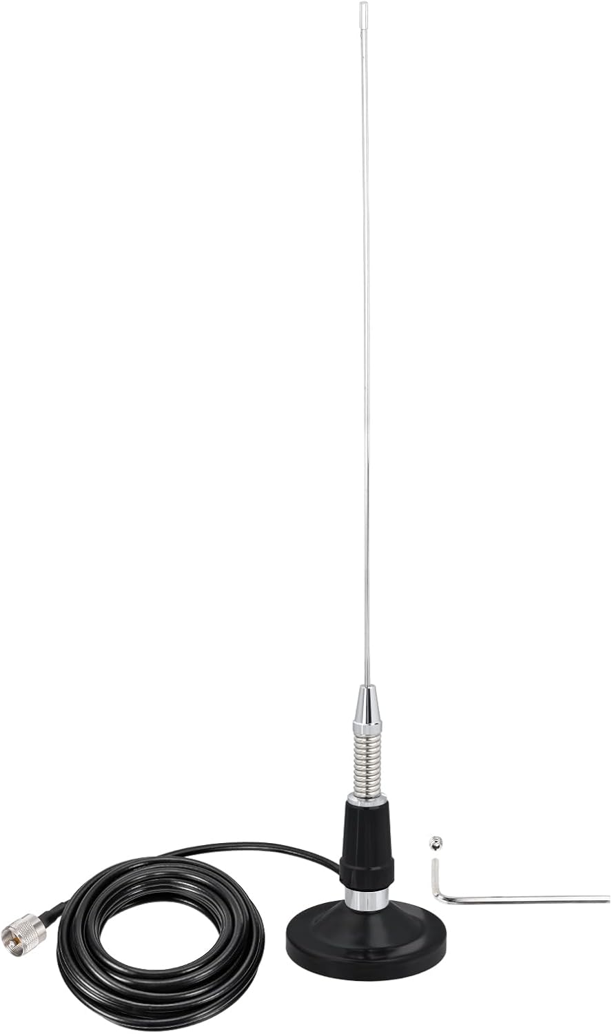 Bingfu VHF Antenna 19.7" PL259 for Marine VHF Transceiver Radio 136-174MHz
