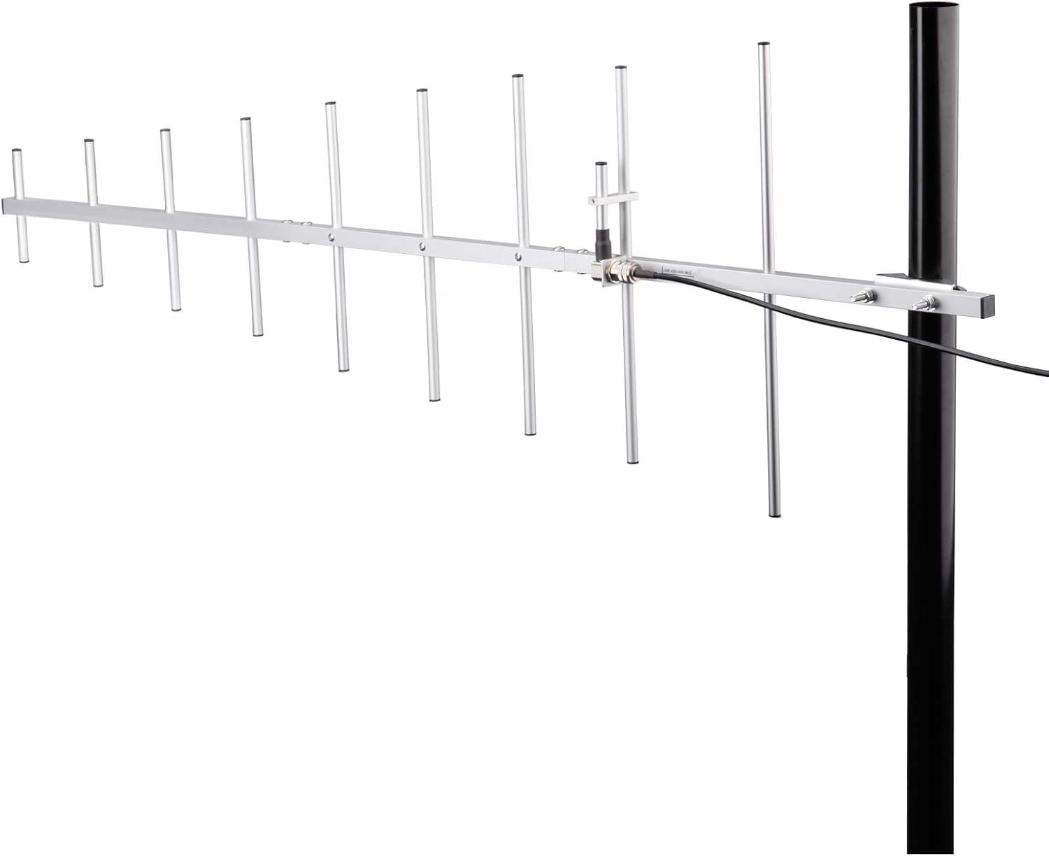 Bingfu 9 Elements Yagi Antenna High Gain 13dBi UHF 430-450MHz Aluminum Alloy Outdoor Antennas with 10ft Cable for Ham Radio GMRS Repeater System Amateur Two-Way Scanner Satellite Radio
