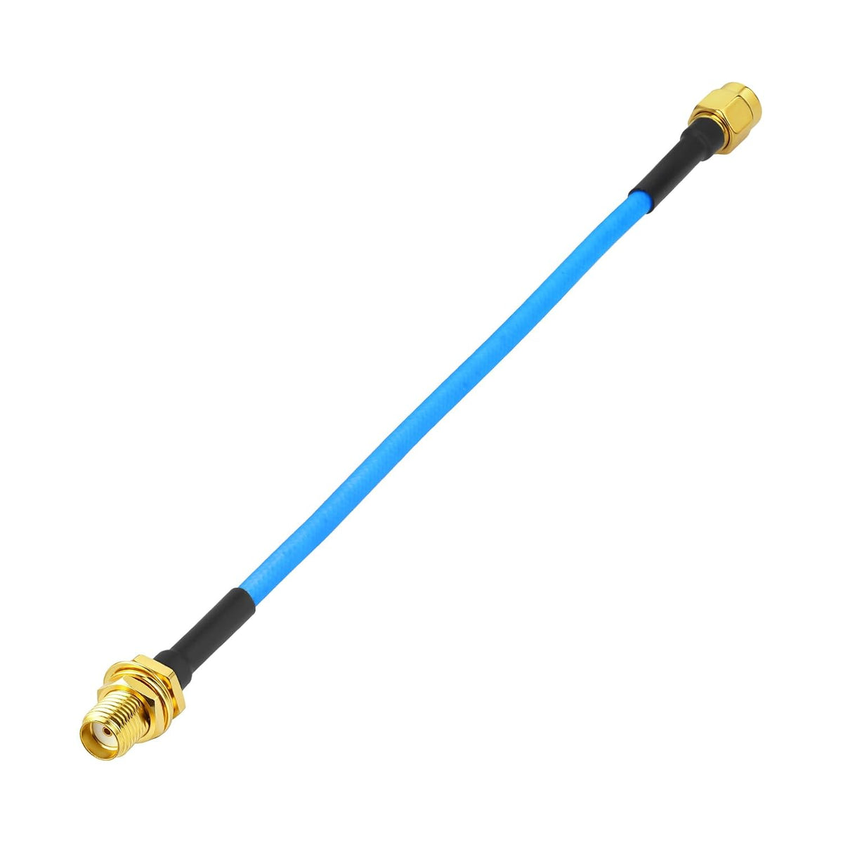 BINGFU SMA Buchse auf SMA Stecker RG402 Halbflexibles Kabel 15 cm