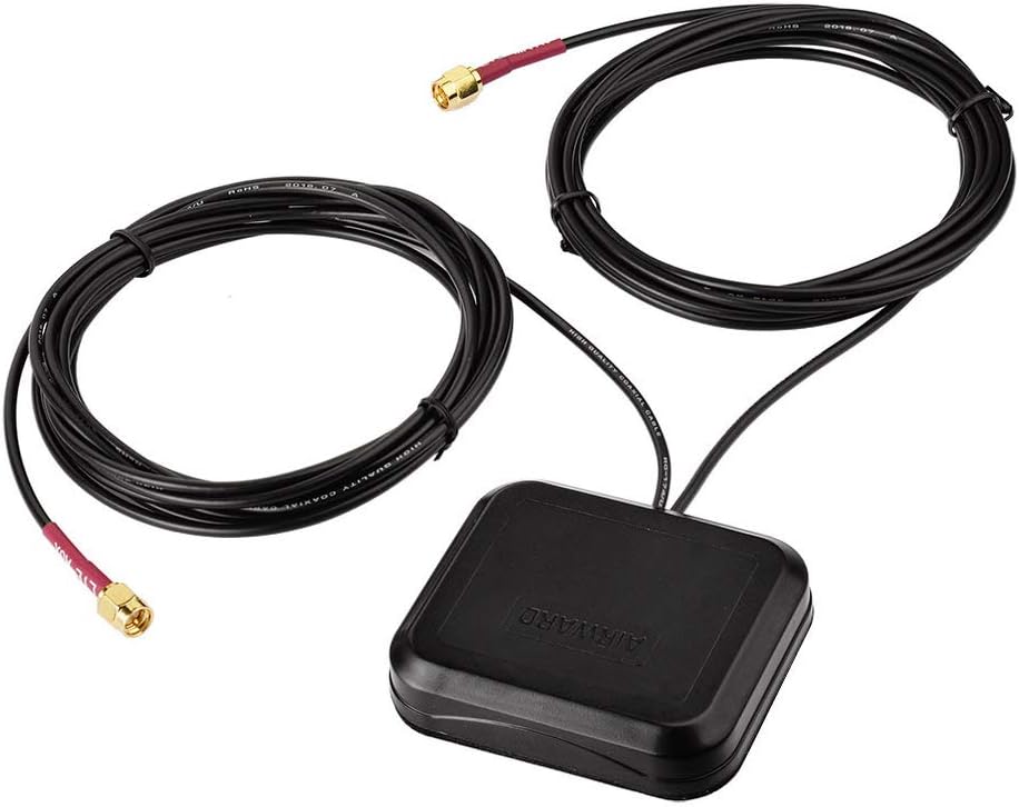 Bingfu 4G LTE Adhesive Magnetic Mount Antenna MIMO SMA Male Antenna Compatible with 4G LTE Wireless Home CPE Mobile Modem Hotspot Industrial IoT Router Cellular Gateway