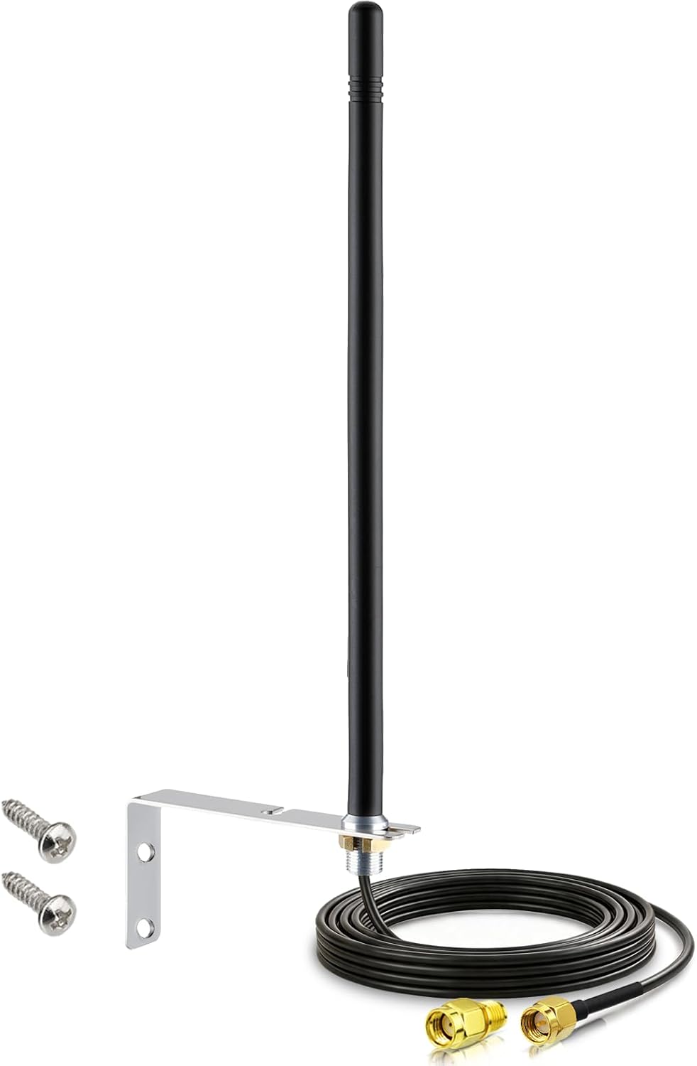 Bingfu 4G LTE Outdoor Antenne, 5dBi, Omnidirektional, SMA Stecker, 3m Kabel