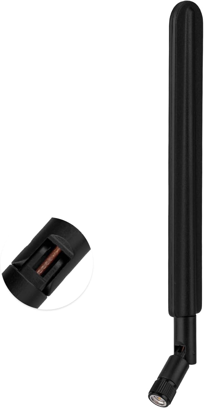 Bingfu 5G 4G SMA Male Antenna 698-960MHz 1710-2690MHz 3300-3800MHz 4800-4900MHz 3dBi Antennas 2-Pack Compatible with 5G 4G LTE Cellular Router CPE Gateway Modem D-Link DWR-2010 NR Wireless Router