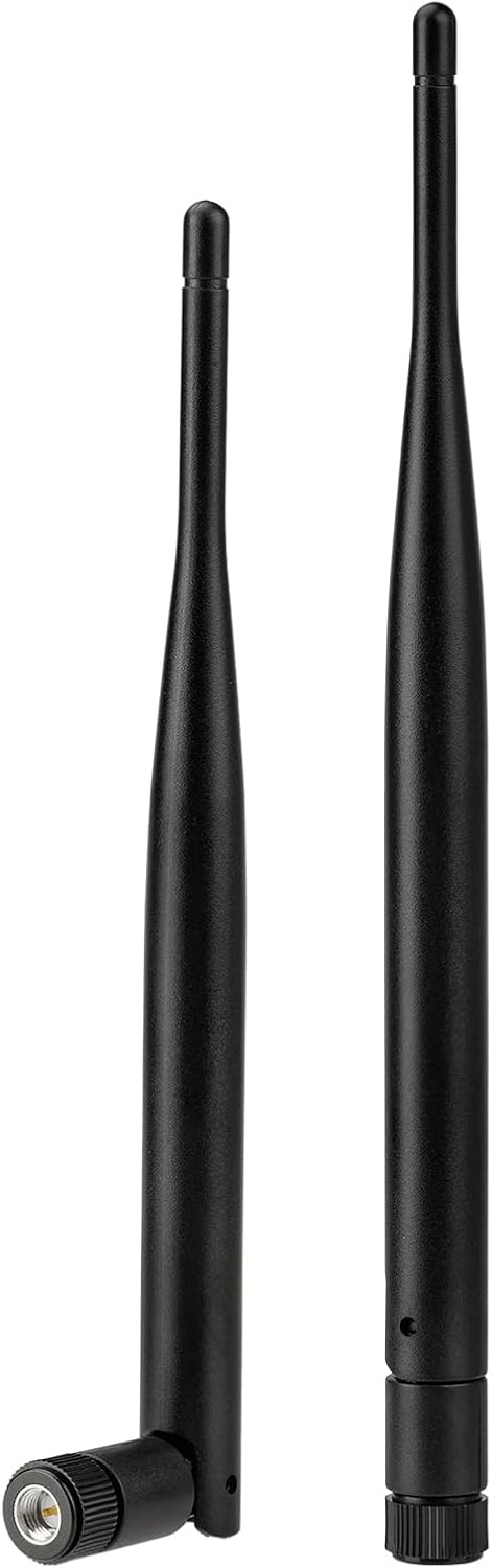 Bingfu 4G LTE Antenne 824-2700MHz 2dBi SMA Stecker 50 Ohm, 2 Stück