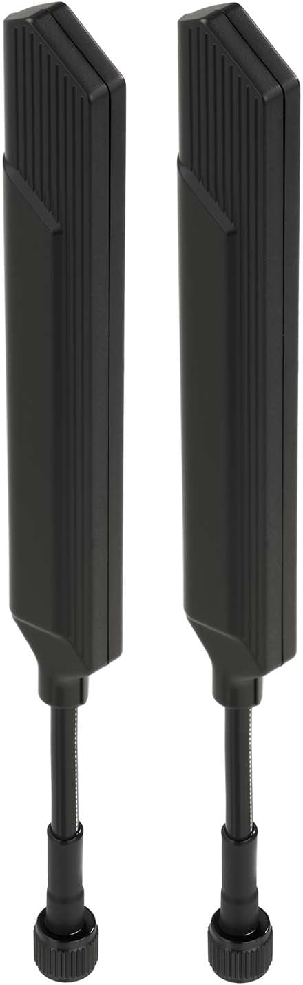Bingfu Dual Band WiFi Antenna 2.4GHz 5.8GHz (RP-SMA Male) Omni Soft Flexible Antennae 2-Pack for PC Router Network Card Security IP Camera Wireless Video Transmission System