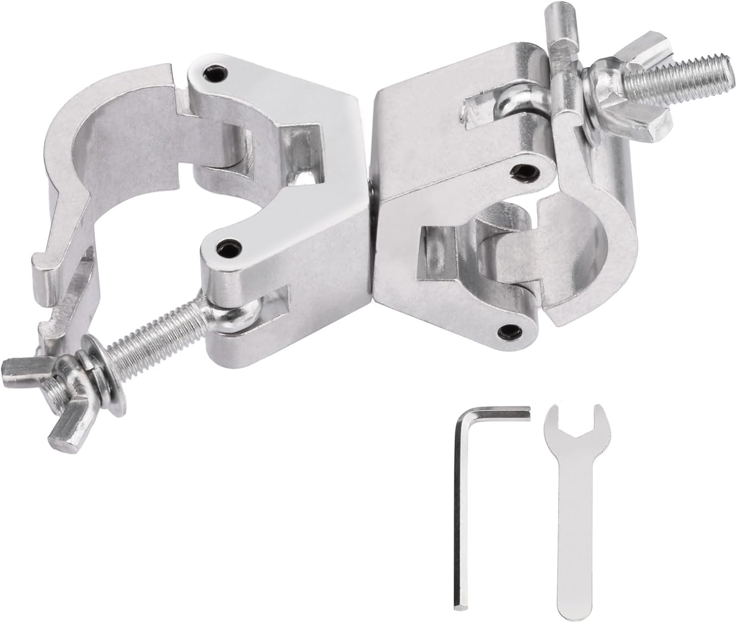 Bingfu Antenna Mount Fixed Bracket Kit - Mount Clamp Holder 220 lbs Load Capacity for Pipe Tube Satellite Dish TV Ham Radio Antennas 4G WiFi Antennae Patio Umbrella Holder Flag Pole