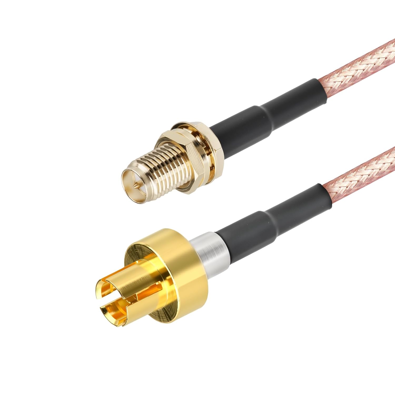 BINGFU RP-SMA Female to WiFi 7 RF Coaxial Cable 5.9 inch RG316 50 Ohm 2-Pack Compatible with ASUS ROG Strix TUF Crosshair Prime ProArt Gaming Motherboard
