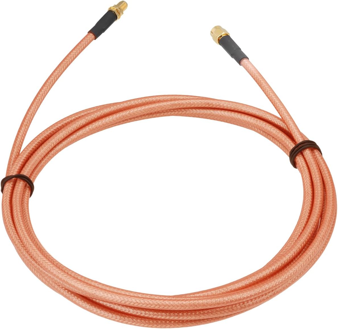 Bingfu 9.84 ft RP-SMA Female Bulkhead to RP-SMA Male RG400 Coaxial Cable for WiFi Router Security IP Camera Wireless Mini PCI Express PCIE Network Card Adapter