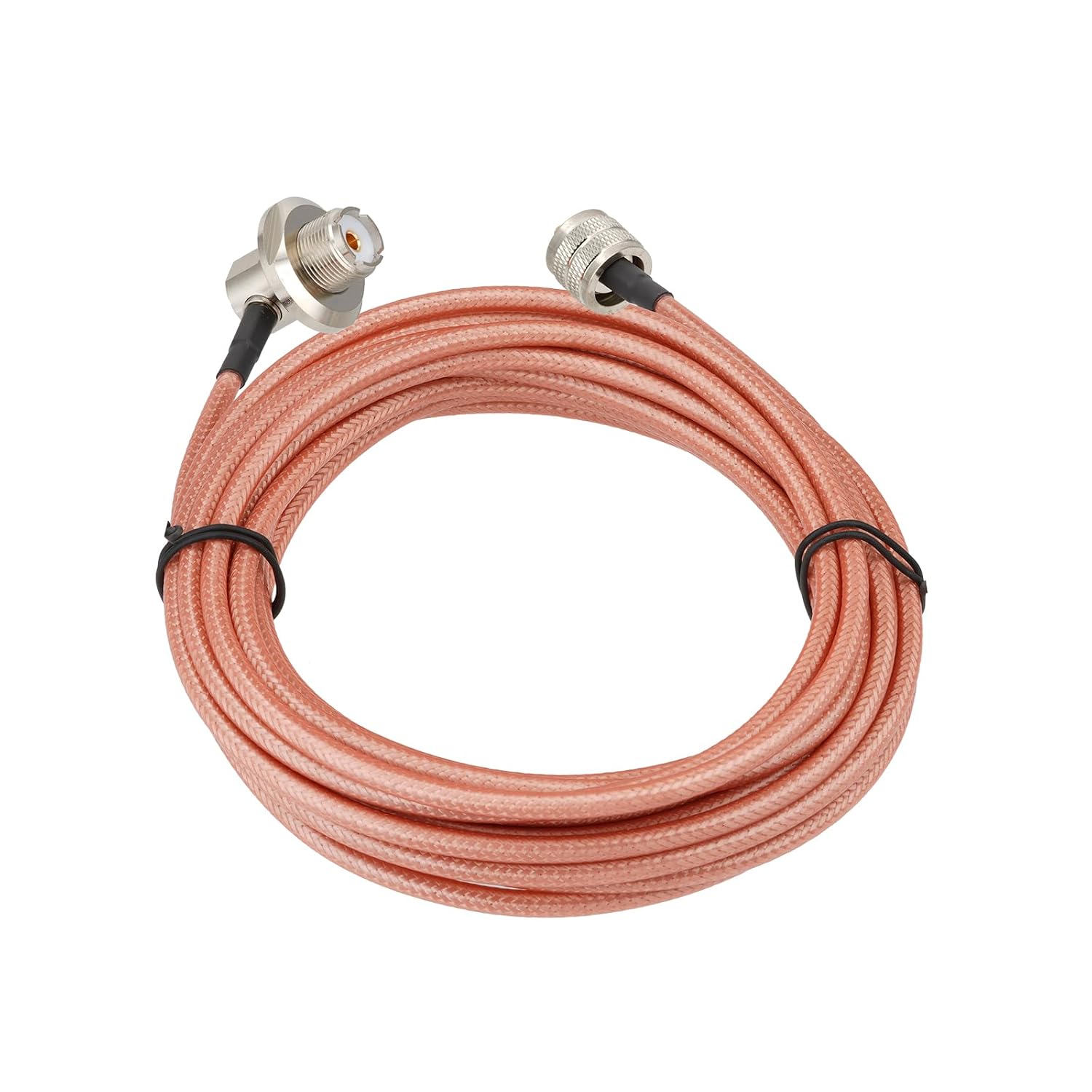BINGFU PL259 auf SO239 Kabel 6 m, UHF-Stecker auf UHF-Buchse gewinkelt