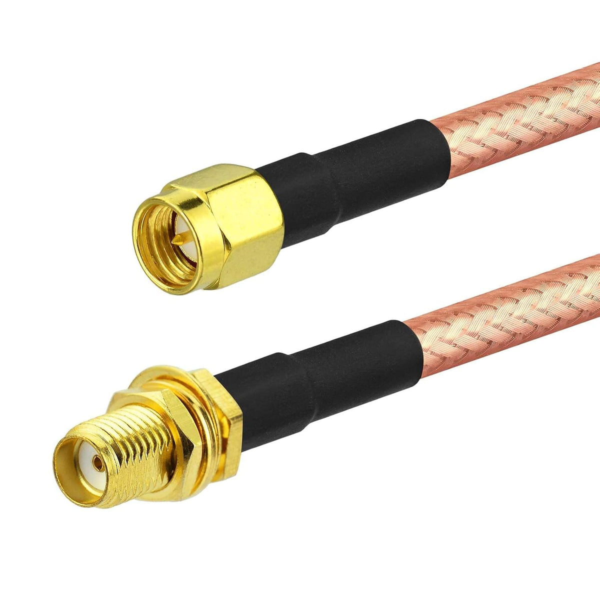 BINGFU SMA Kabel SMA Buchse auf Stecker RG400 Verlustarmes Kabel 1m