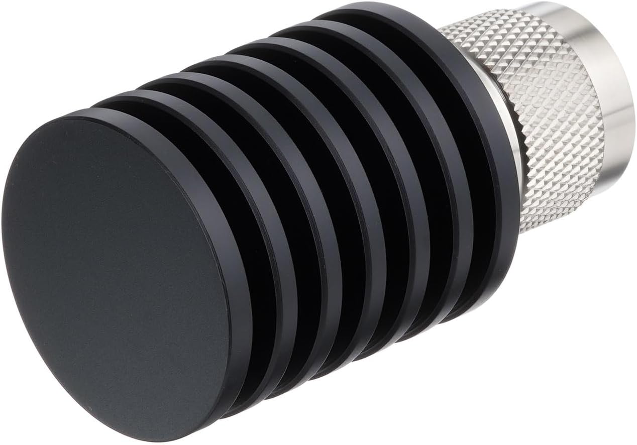 Bingfu 10W RF Termination Load 50Ohm Coaxial Dummy Load DC-1GHz UHF Male Connector ≤1.2VSWR for RF Testing & Signal Termination