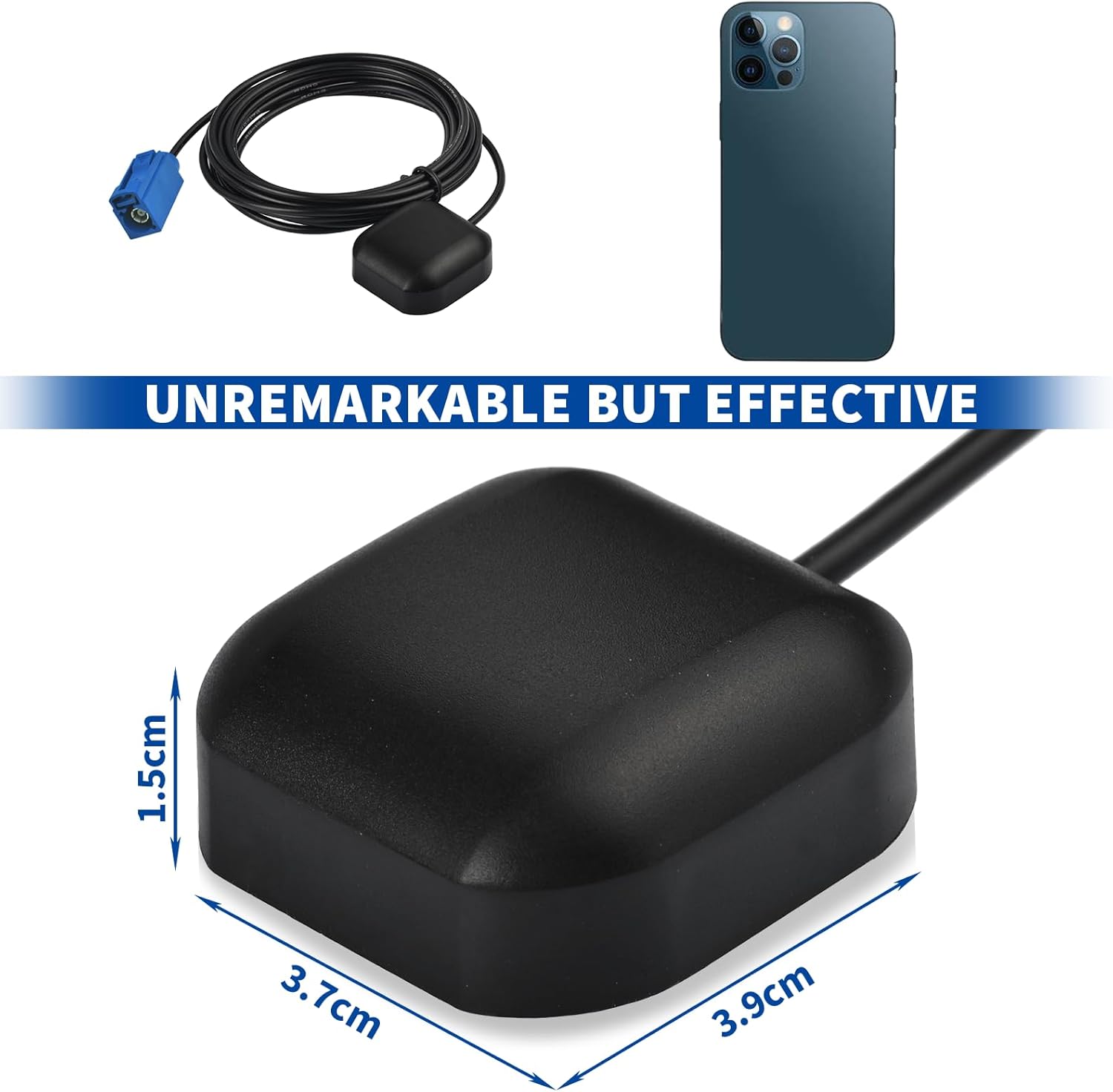 Bingfu GPS Antenne Fakra C Auto wasserdichte Aktive GPS Navigation Antenne für Auto Stereo Head-Unit GPS Navigationssystem Modul LKW Marine Boot GPS Tracker Locator Echtzeit Tracking-Gerät